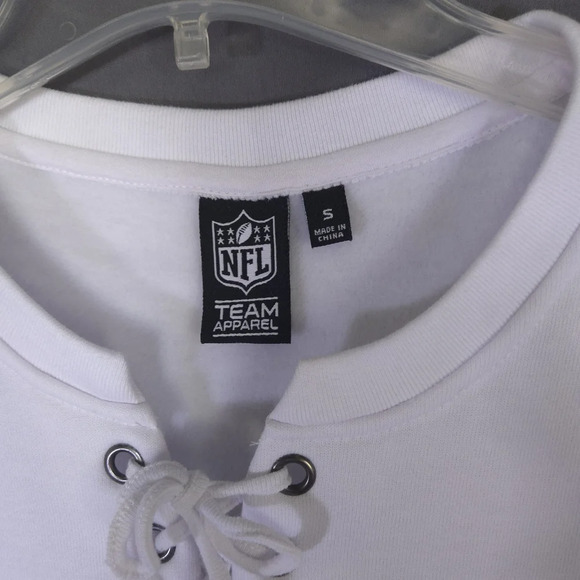 Ultra Game NFL Womens Long Sleeve Fleece Lace Up Sweatshirt Size Large Colts - Picture 2 of 8